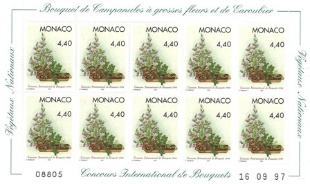 Monaco 1997 - YT 2138 - Postfrisk miniark