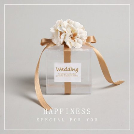 10ST Bröllopsfavoritlåda Chokladgodisaskar KLAR CHAMPAGNE