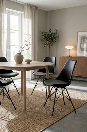 Homeroom Collection - Adina 2-pack ruokailutuoli - Harmaa - Tuolit - - Homeroom