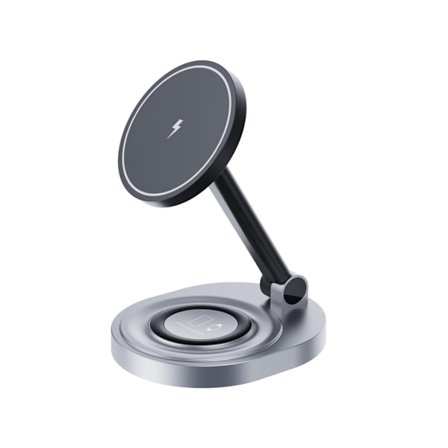 Grå Apple Mag Trådlös Laddare