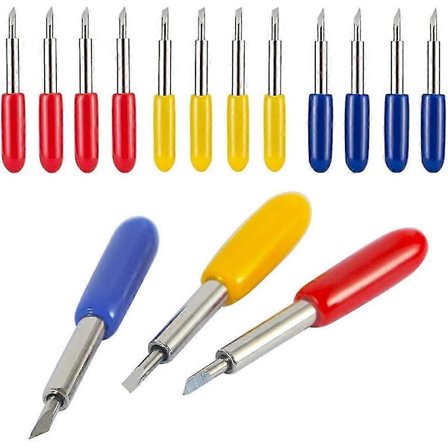 30/45/ 60 Roland Skärblad Vinyl Plotter Cutterblad Ersättningsblad Skärplotter Vinyl Bokstavs Skärblad För Roland & De Flesta Plottrar Röd B