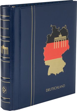 Leuchtturm Tyskland - PERFECT album med landenavn og kassette - Blåt i Classic design