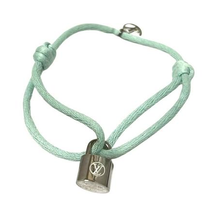 Louis Vuitton Vintage, Pre-owned Bracelet Lockit Blauw, Dames, Maat:ONE Size