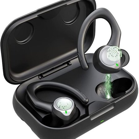 Trådlösa öronsnäckor, Bluetooth-headset, sportmaskin ljud