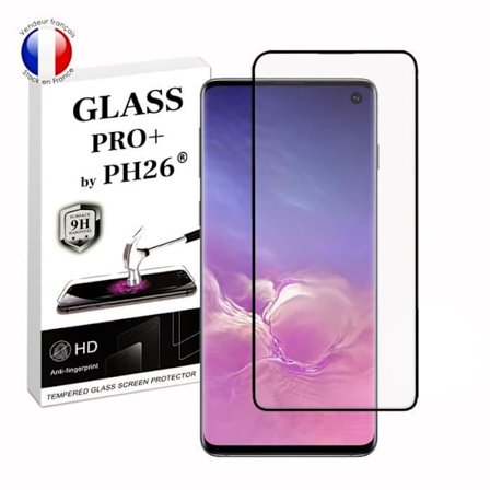 Skydd film - INTEGRAL - Samsung Galaxy S10 - Härdat glas - Ultratålig - Fullständig skydd