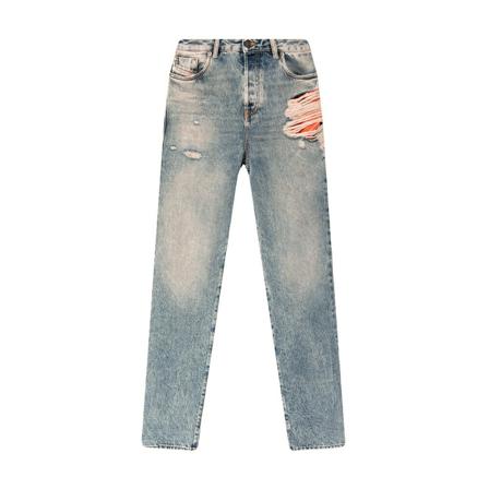 Diesel, Straight Jeans Blauw, Heren, Maat:W30 L30