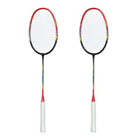 Badmintonketsæt Split Aluminiumlegering Badmintonketsjere med Opbevaringstaske til 2 Spillere Udendørs Baghaver Gym