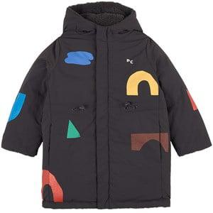 Kids - Bobo Choses Printed Reversible Puffer Jacket Dark Grey 2-3 Years - Coats and jackets - 2-3 years - Grey