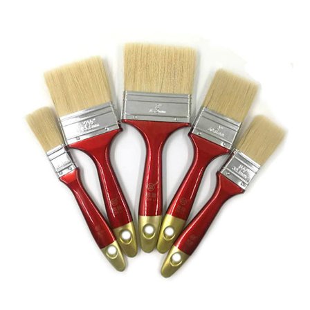 Penselsæt til akrylmaling, 5-delt malersæt