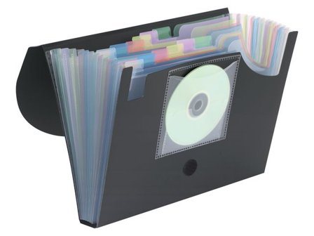 LYRECO EXPANDERMAPP 12-fack 240x330x35mm svart - Lyreco - Kontorsmaterial - Mappar och plastfickor - Sorteringsmappar