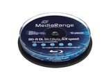 MediaRange BD-R DL x 10 - 50 GB - lagringsmedier