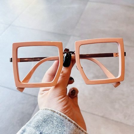 Anti-Blue Light Glasögon Överdimensionerade glasögon ROSA ROSA