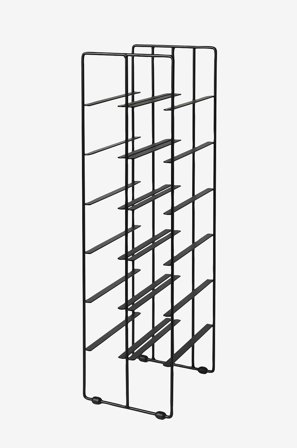 Blomus - Vinställ Pilare 12 Flaskor - Svart - Vinställ - Från Homeroom