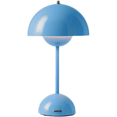 LED batteridrevet bordlampe trådløs, touch dimbar Flowerpot bordlampe med 3 lysstyrkenivåer, dekorativt retro skrivebord for soverom, kontor, barer, 