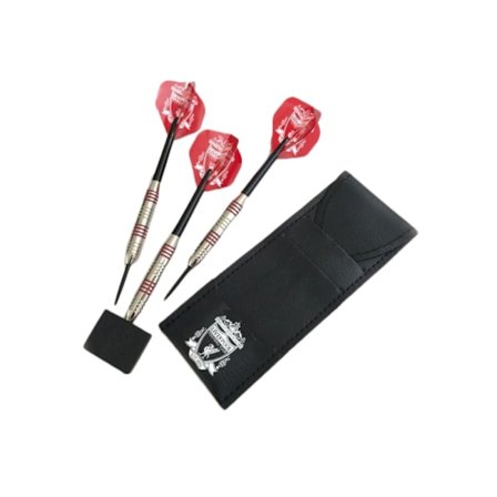Liverpool FC Läder Dart Set (3-pack) One Size Röd/Vit/S