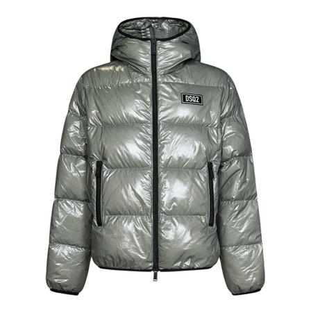 Dsquared2 Down Jas , Grijs , Heren , Maat: L