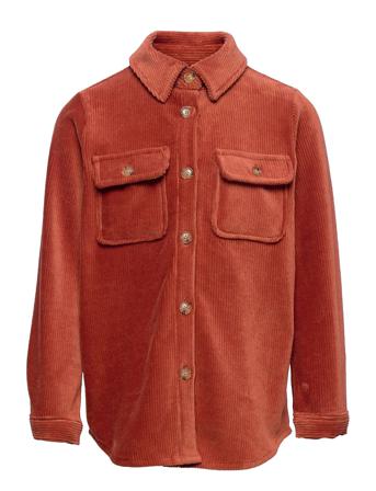 Koncarla L/S Cord Shirt Pnt Skjorte Brun Kids Only