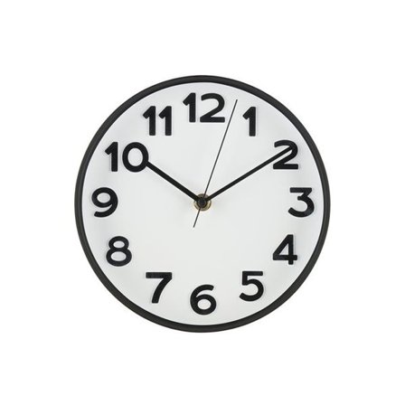 Väggklocka Ora 20cm i svart - Tidlös design och perfekt synlighet