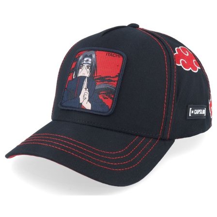Capslab - Svart adjustable Keps - Naruto Itachi Black Adjustable @ Hatstore