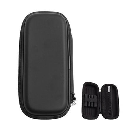 Svart Dart Bæreveske Lommebok, Personlig Butikk Holder 3 Fullt Monterte Dart Ekstra Tilbehør, Dartveske for Flights, Tips, Skaftspisser