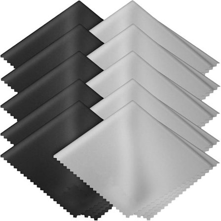 10 stk. brilleklude, brilleklude til briller, brillerenseklude, brillerenseklud