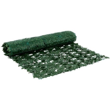 Rulle med konstgjorda löv 3 x 1 m – insynsskydd och dekoration i ett