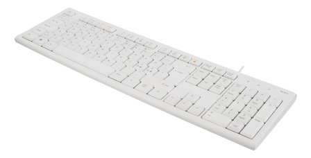 Deltaco TB-628 - tastatur - Nordisk - hvit