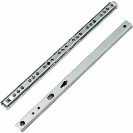 Skuffeskinne 2 par Metallkulelager Skuffeskinner Ball Slides