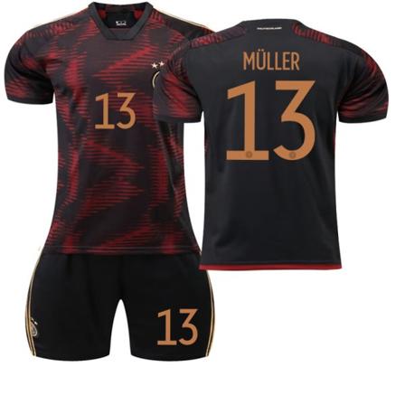 22 Tyskland trøye aaw NR. 13 MULLER genser #S
