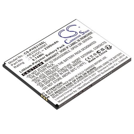 Batteri for SmartPhone, Mobil for Philips Xenium S318, CTS318