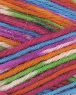 Garn Varm 100g Orange multi - Dale Garn