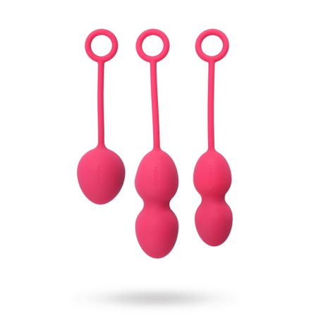 Svakom Nova Kegel Balls - Red - Vuxen.no - Lufttrycksbibrator, klitoris, dildo, knipe, massajestav, egg & sexmaskiner.