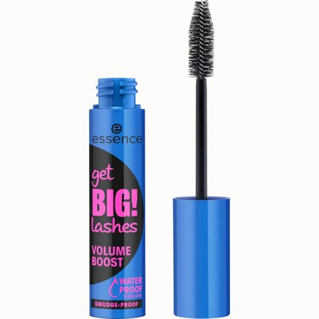 essence GET BIG! lashes mascara occhi effetto volumizzante resistente all'acqua 12ml - Mascara Waterproof