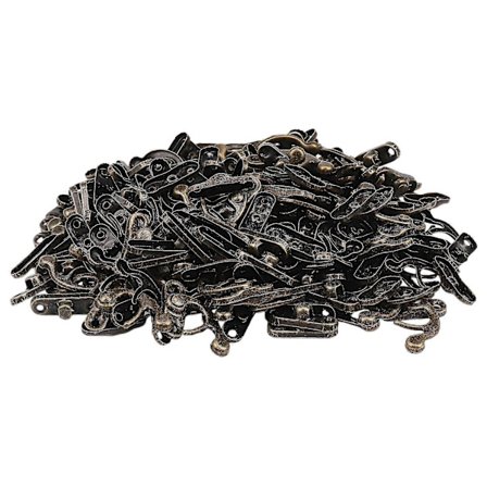 100 st Vintage Metallbeslag Möbel Trälåda Läder Väska Beslag Dekorativ Spänne Spännen