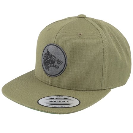 Vikings - Zelená snapback Kšiltovka - Fenrir Wolf Knot Classic Buck Snapback @ Hatstore