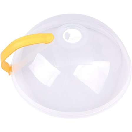 ING 2 st Mikrovågsugn Matöverdrag med Handtag, Transparent Stänkskydd för Mikrovågsugn med Handtag | Mikrovågsspray Skyddande Överdrag | Förhindrar 