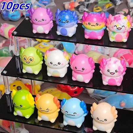 10 Mini Frø Legetøj Sæt, Afslappende Stress Relief Gaver, Påske Festartikler, Fødselsdagsgaver, Tilfældige Farver, Sød Padde Kollektion Stress[HK]