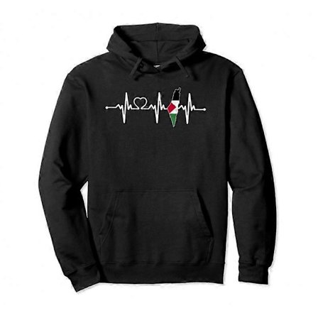 Free Palestine Pullover Hoodie Varm Hoodie