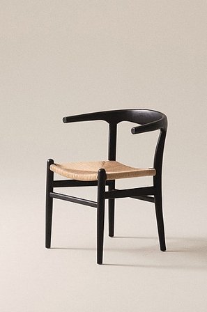 Jotex - Stoel Zwart/naturel Zwart/naturel - NATTAVAARA - Koop Eetkamerstoelen & keukenstoelen bij Jotex
