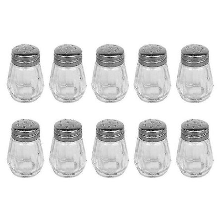 10 st Handkvarn Salt Pepparkvarnar Mini Salt Peppar Shakers Salt Peppar Set Manuell Kvarn Kristall Godisburk