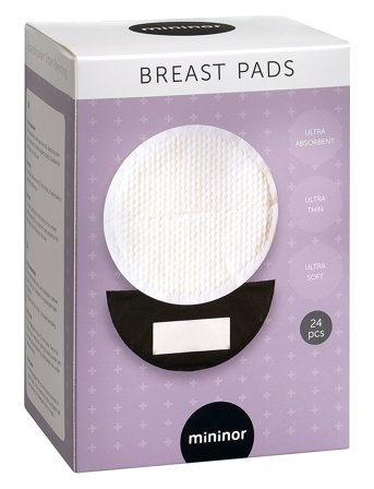 Mininor Breast Pads Black - White - 0 M