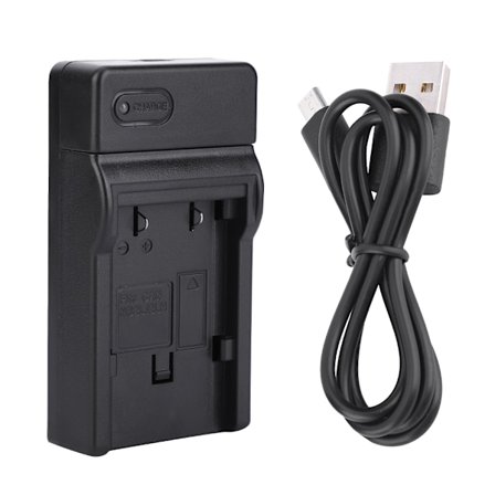 NB-2L Micro USB-strømindgang Single opladningskamera batterioplader til Canon EOS 350D 400D S30 S40 S45 S50 S70 S80 G7 G9 DSC330 320 310 MD255 215 235