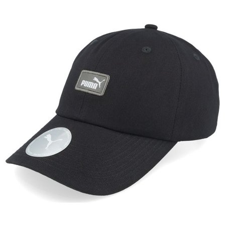 Puma - Svart unconstructed Keps - Essential Cap Iii Black Dad Cap @ Hatstore