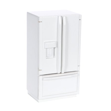 1/12 Dockhus Miniatyrmöbler Realistisk Kylskåp Modell Frys Barn Låtsaslek Köksscen Rollleksak