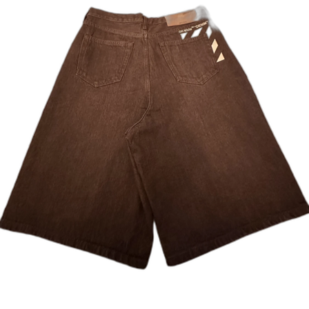 Off-White High-waisted denim shorts