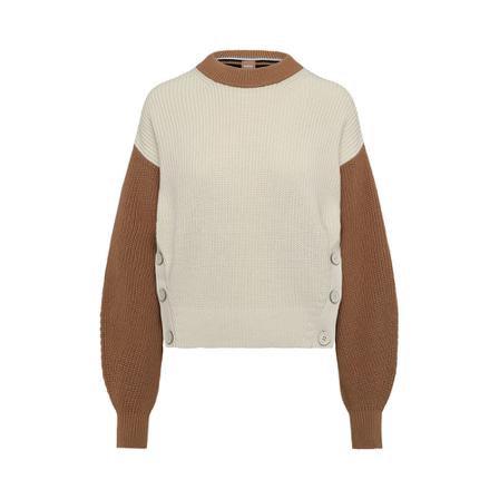 Boss, Round-neck Knitwear Wit, Heren, Maat:S