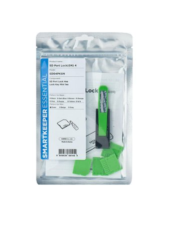 Smartkeeper Port Blocker Sd Card Green