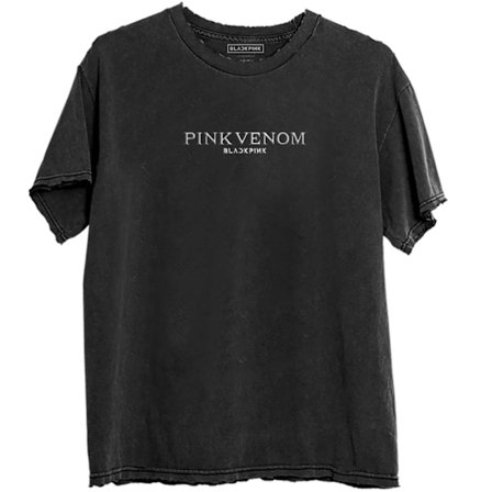 BlackPink Unisex Adult Pink Venom Back Print Bomull T-Shirt L B