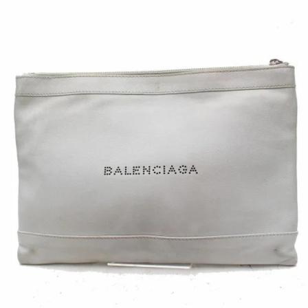 Balenciaga Vintage Pre-owned Clutch , Grijs , Dames , Maat: ONE Size Vintage Tassen