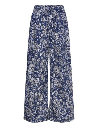 Mango | Printed Cotton Trousers | S